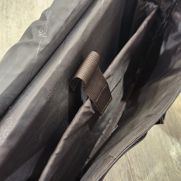 KENNETH COLE Leather Messenger Briefcase,Dark Brown Men's OS - Picture 11 of 13